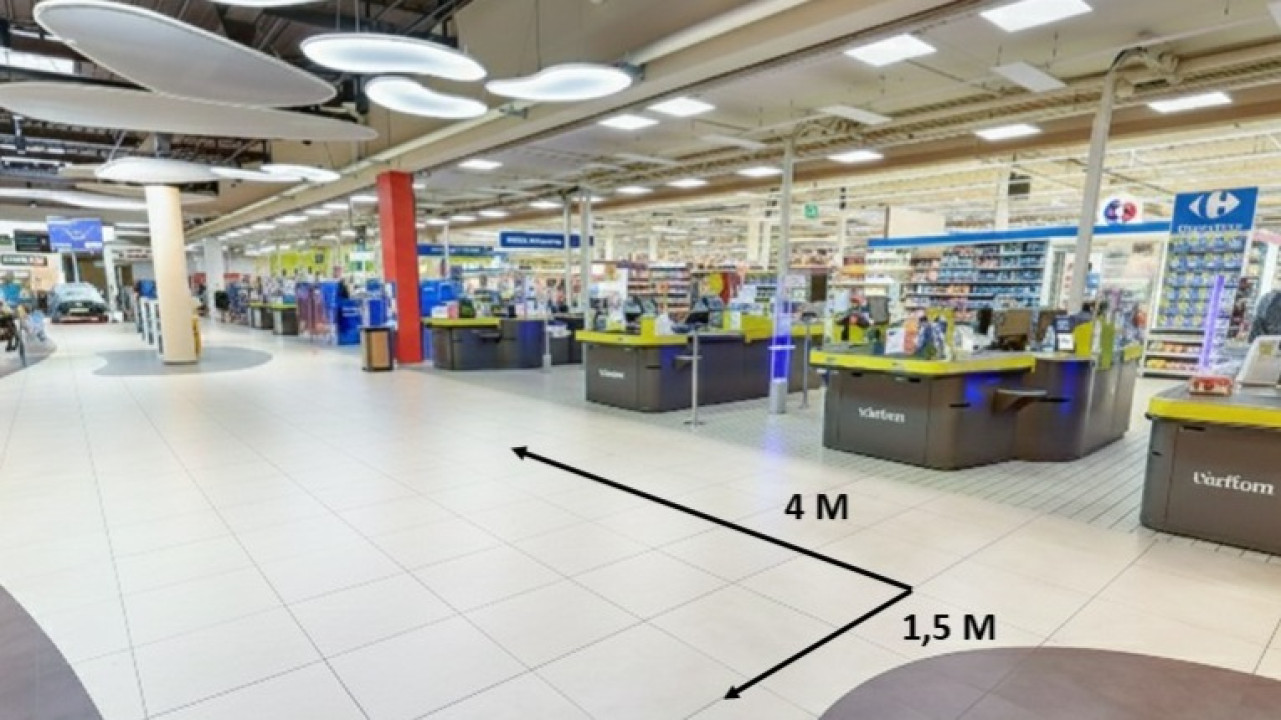 Photo 1 de l'emplacement 6 du centre commercial Centre Carrefour Montluçon - Face à Devred