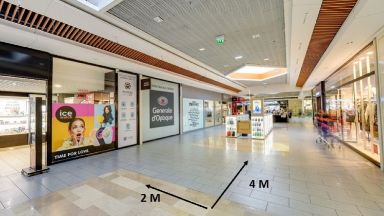 Photo 1 de l'emplacement 9 du centre commercial Centre Carrefour Vaulx-en-Velin - Face Montres&CO