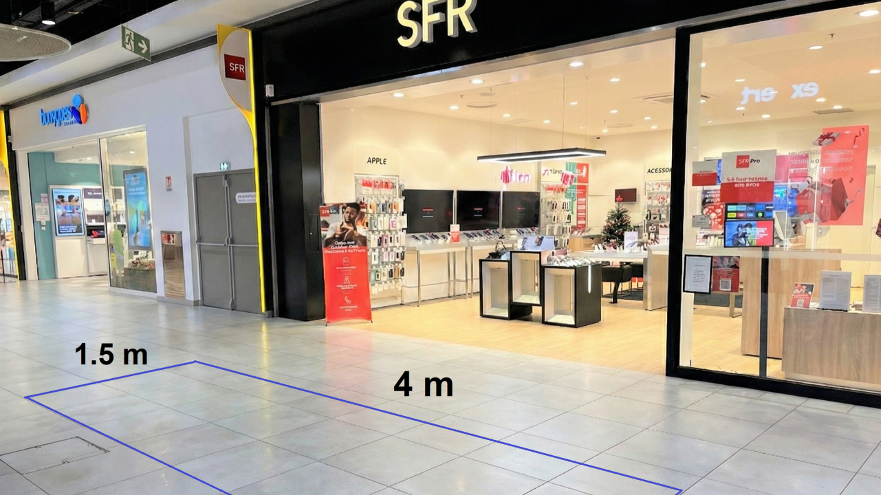 Photo 1 de l'emplacement 9 du centre commercial Centre Carrefour Gruchet-le-Valasse